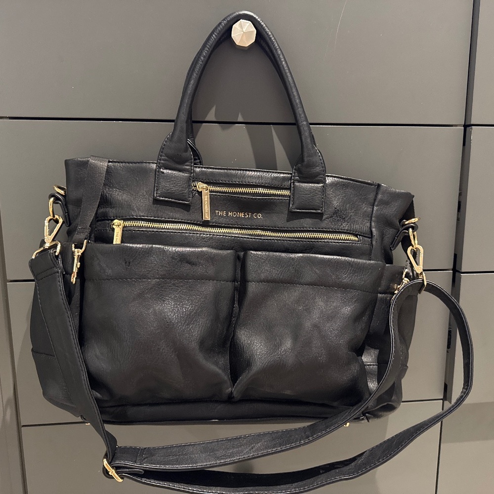 The Honest Co Vegan Leather Diaper bag